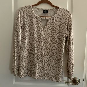 Bobeau Leopard Top